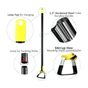 DonSail Hoe Garden Tool Azadas de hula para deshierbe de_3