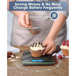 Nicewell Báscula de alimentos 22 libras escala digital_6