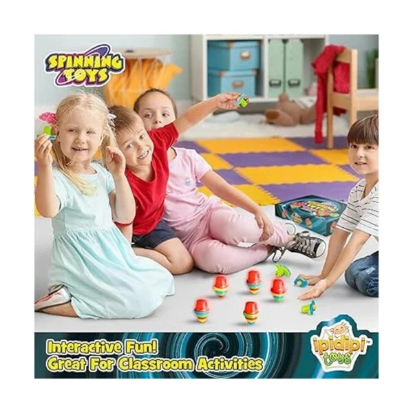 Juego de 12 camisetas giratorias iluminadas para niños_3