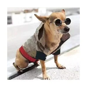 HQREA Dog Hoodie Luxury Dog Clothes Winter Dog Jacket_3