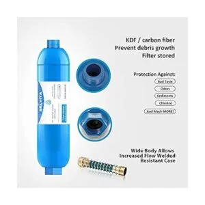 BELVITA Filtro de agua en línea RV con protector de_3