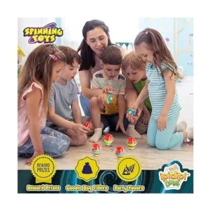 Juego de 12 camisetas giratorias iluminadas para niños_4
