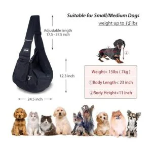 NATUYA Eslinga para perros pequeños para transportar_3