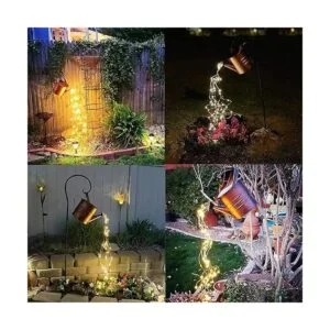 Decoración de jardín luces solares para decoración de_2