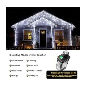 Luces LED de Navidad para exteriores decoraciones de_3