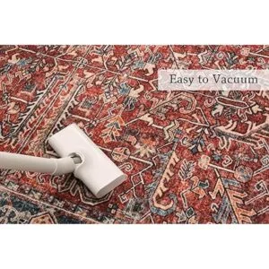 Valenrug Tapete de área oriental lavable a máquina 4 x 6_5