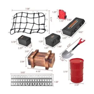 GLABACT 10 unidades de red de equipaje tambor de aceite_5