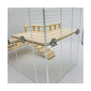 CAREUPET Tabla de salto de madera para hámster de ardilla_5