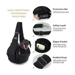 NATUYA Eslinga para perros pequeños para transportar_4