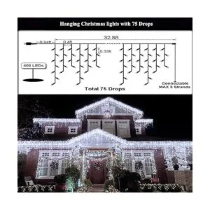 Luces LED de Navidad para exteriores decoraciones de_4