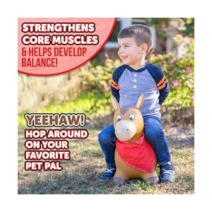 WADDLE Bouncy Hopper Animal inflable de salto juguete_3