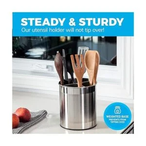 Cooler Kitchen Soporte giratorio extra grande de acero_5