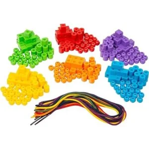Kids First Math Lacing Beads Math Kit con tarjetas de_6