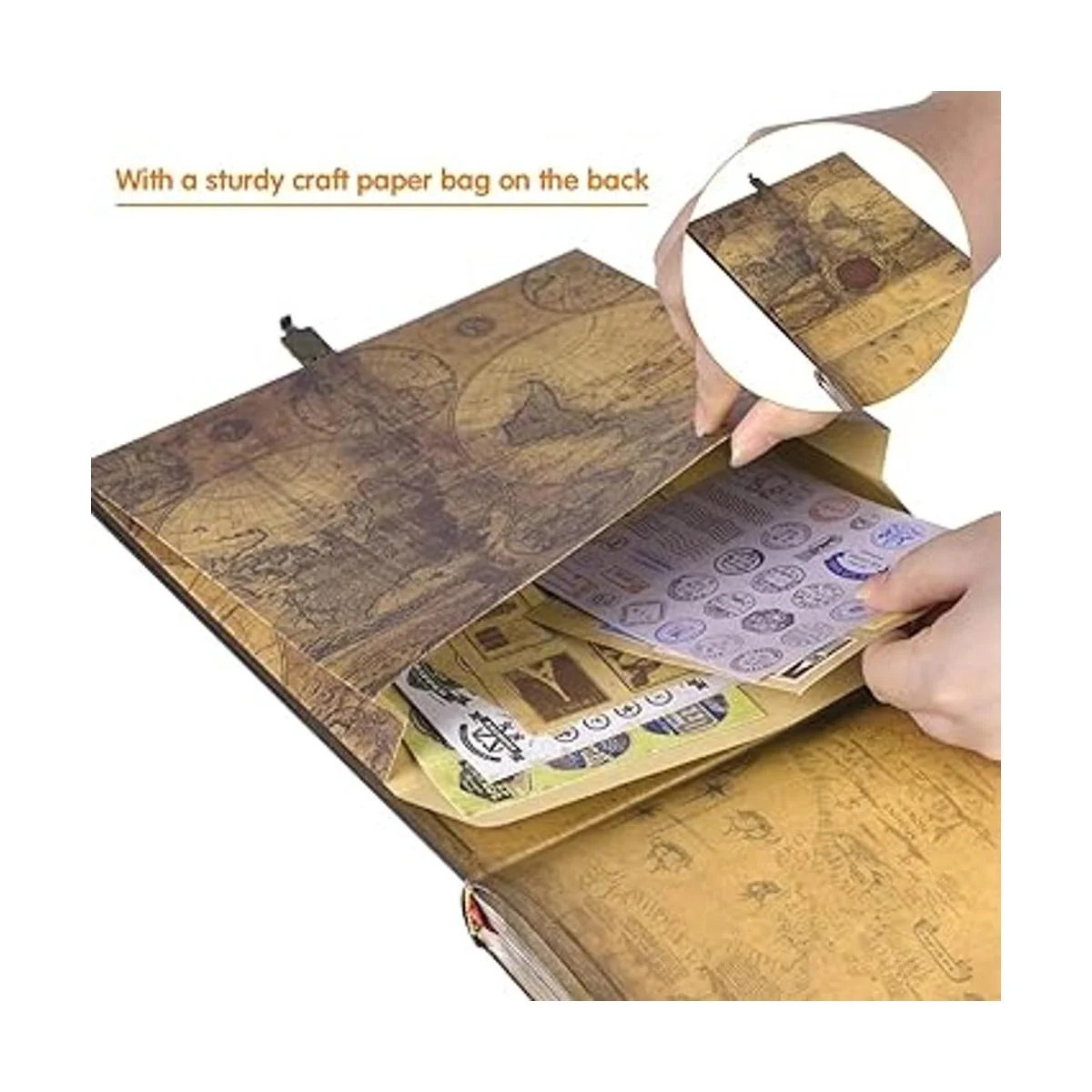 JIMBON Our Adventure Book Scrapbook lbum de fotos de 180_5