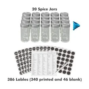 Juego de especias giratorio con 20 tarros de especias_5