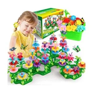 YEEBAY Juguetes de construcción de jardín de flores para_1