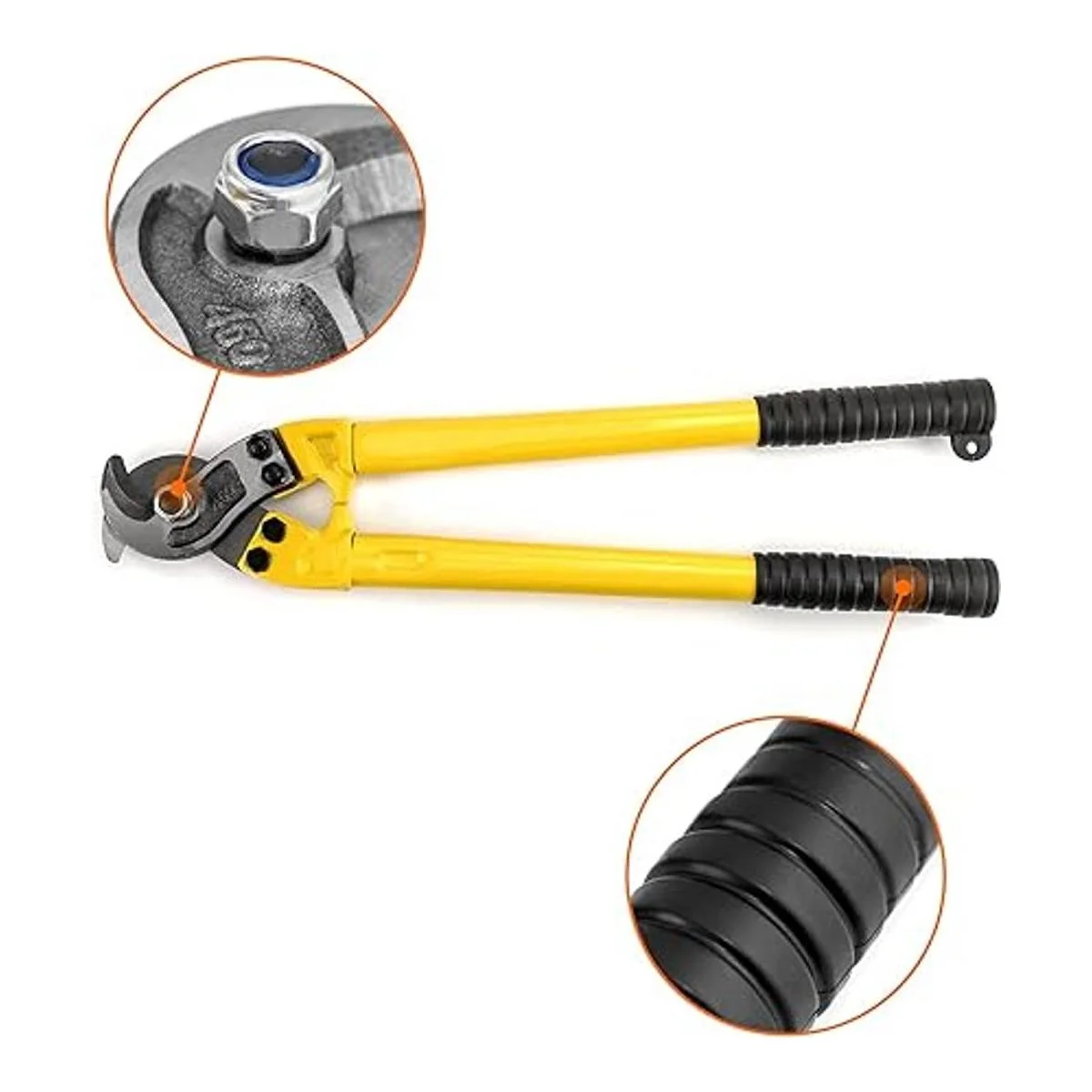 QWORK Cortador de cable endurecido cortador de cuerda de_4