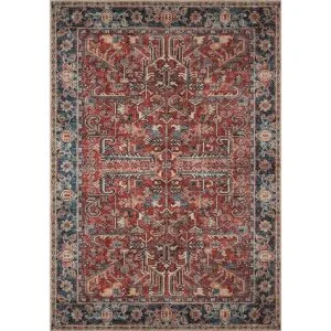 Valenrug Tapete de área oriental lavable a máquina 4 x 6_2