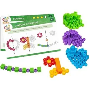 Kids First Math Lacing Beads Math Kit con tarjetas de_5