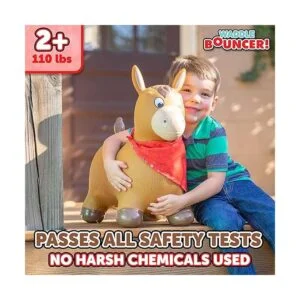 WADDLE Bouncy Hopper Animal inflable de salto juguete_4