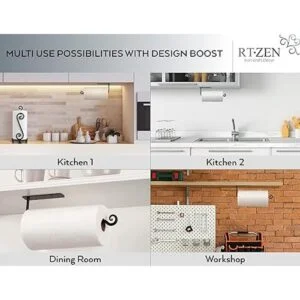 Soporte decorativo para toallas de papel debajo del_5