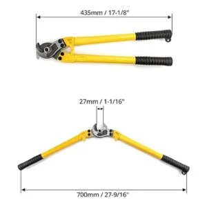 QWORK Cortador de cable endurecido cortador de cuerda de_6