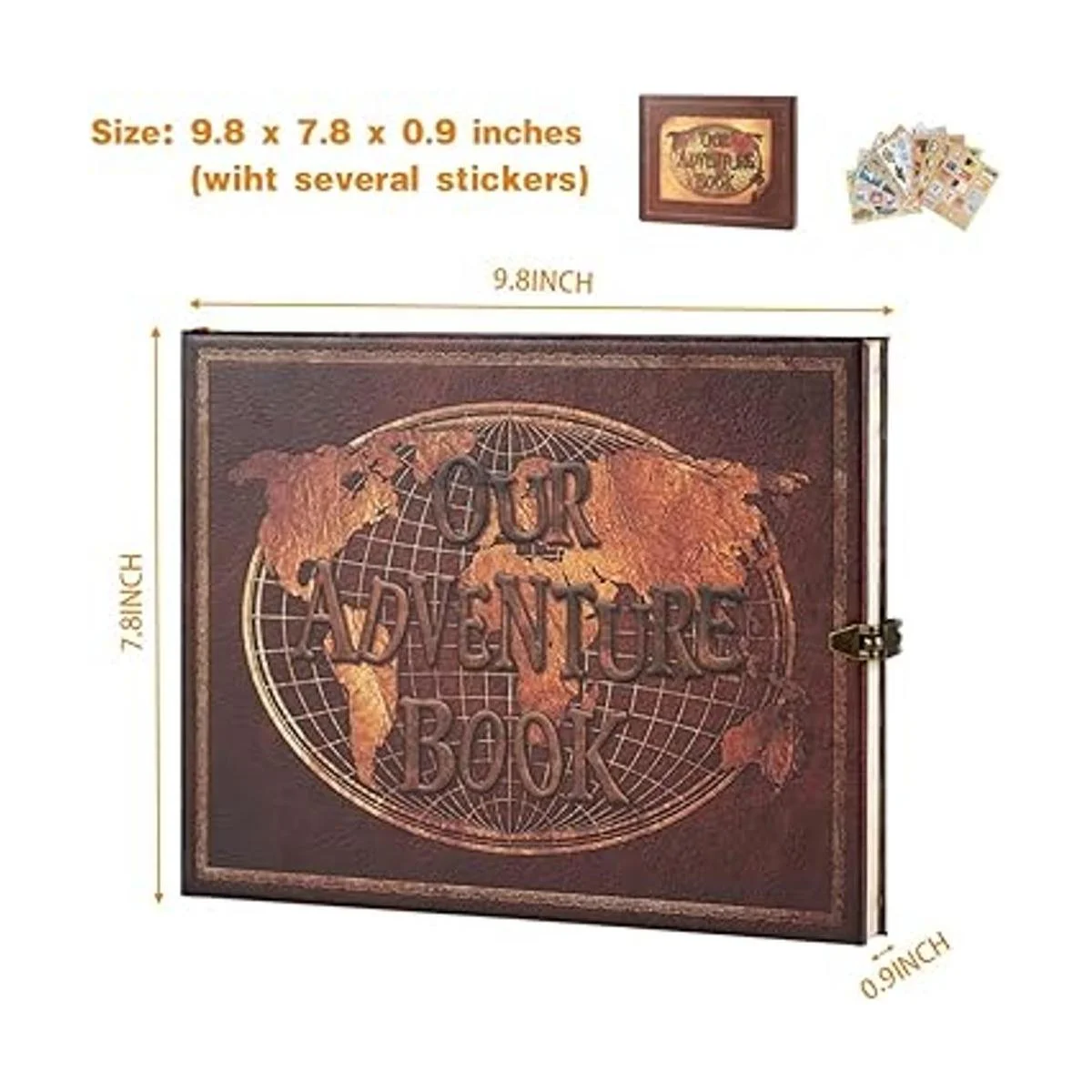 JIMBON Our Adventure Book Scrapbook lbum de fotos de 180_3