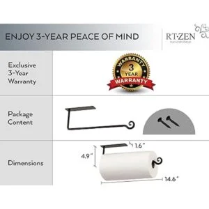 Soporte decorativo para toallas de papel debajo del_4