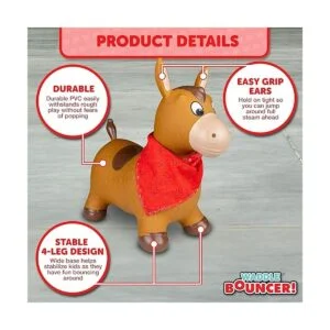 WADDLE Bouncy Hopper Animal inflable de salto juguete_5