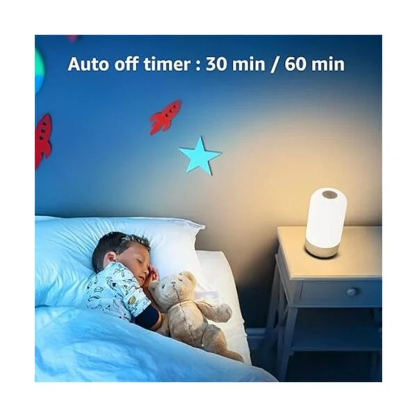 Lepro Lámpara de mesa LED táctil que cambia de color_5