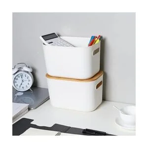 Citylife 2 cubos de almacenamiento con tapas de bambú_6