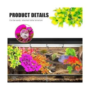 6 plantas de reptiles artificiales reptiles terrario hojas_4