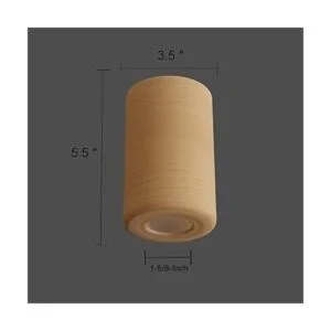 Eumyviv Pantalla de lámpara de vidrio esmerilado 2 piezas_2