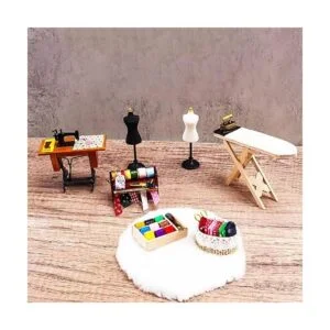 Modelo de casa de coser en miniatura a escala 112_7