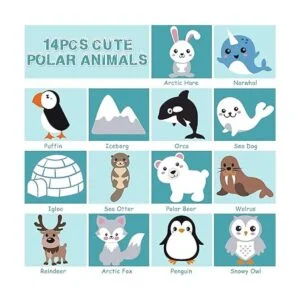 CiyvoLyeen Kit de costura de animales polares para niños_4