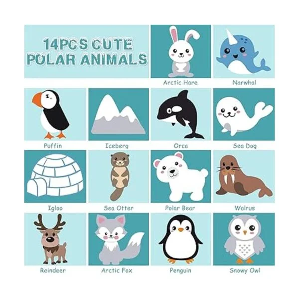 CiyvoLyeen Kit de costura de animales polares para niños_4