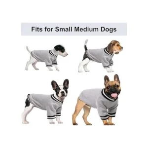 FUAMEY Suéter sin botones para perro abrigo de invierno_6