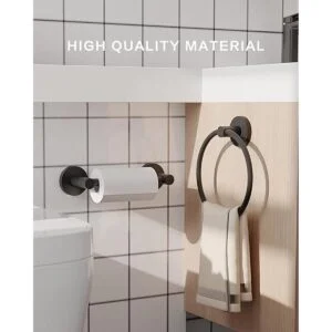 Fixsen Juego de 2 piezas de accesorios de baño anillo de_3