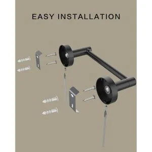 Fixsen Juego de 2 piezas de accesorios de baño anillo de_5