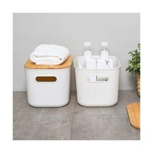 Citylife 2 cubos de almacenamiento con tapas de bambú_4