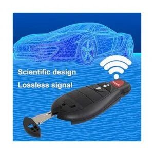 Llavero sin llave de entrada de 3 botones compatible con_6