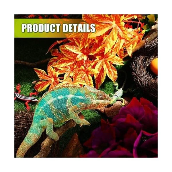 6 plantas de reptiles artificiales reptiles terrario hojas_5