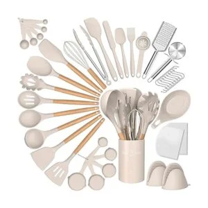 Juego de utensilios de cocina de silicona 43 piezas_1
