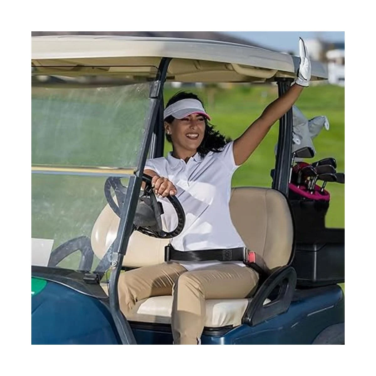 GaoerfuCP Cinturones de seguridad para carrito de golf_5