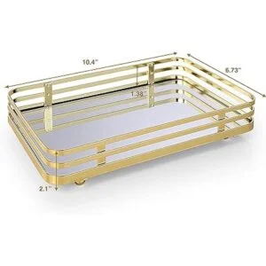 SunnyPoint Organizador de joyas de tocador decorativo_4