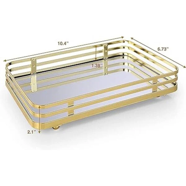SunnyPoint Organizador de joyas de tocador decorativo_4