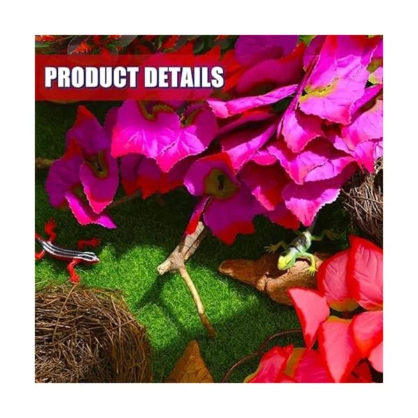 6 plantas de reptiles artificiales reptiles terrario hojas_6