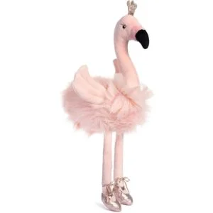 Peluches de flamenco de bailarina de felpa para niñas y_2