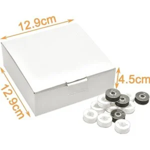 New brothread 144 piezas tipo L SA155 96 blanco 48_2