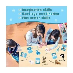 CiyvoLyeen Kit de costura de animales polares para niños_2